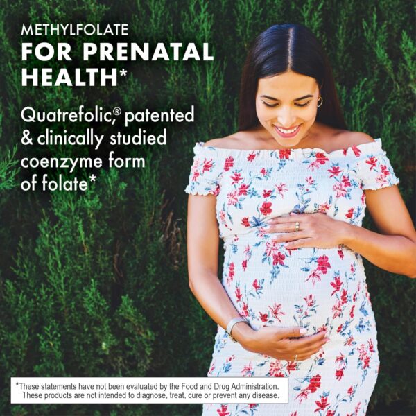 Bluebonnet suplemento metilfolato vegano sin gluten y GMO