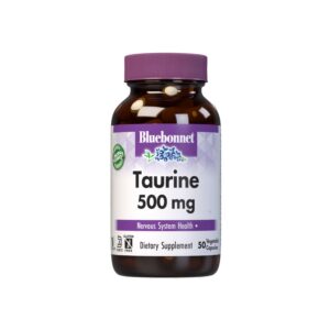 Frontal de la caja Bluebonnet Taurina 500 mg