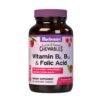 Bluebonnet vitamina b6 b12 ácido fólico tabletas masticables frambuesa