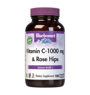 Bluebonnet vitamina c 1000mg frasco cápsulas vegetales