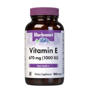 BlueBonnet Vitamina E softgels frasco
