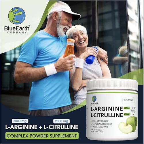 Etiqueta del producto con L-Arginina y L-Citrulina