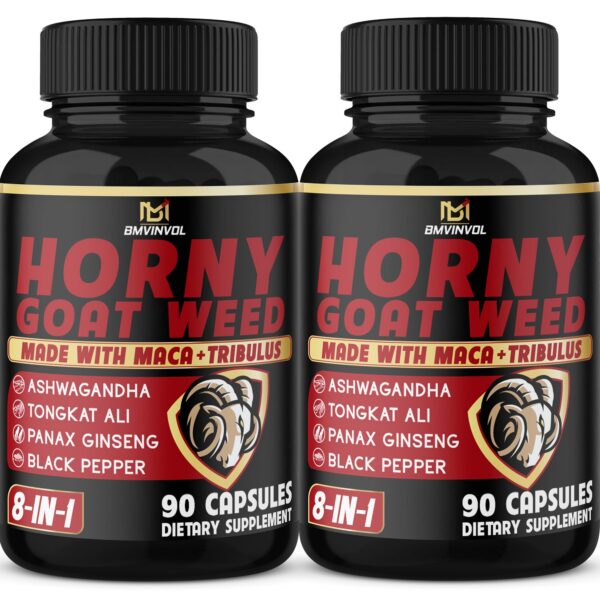 Cápsulas Horny Goat Weed para vitalidad BMVINVOL 180 unidades