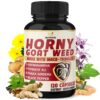 BMVINVOL Horny Goat Weed suplemento cápsulas para vitalidad sexual