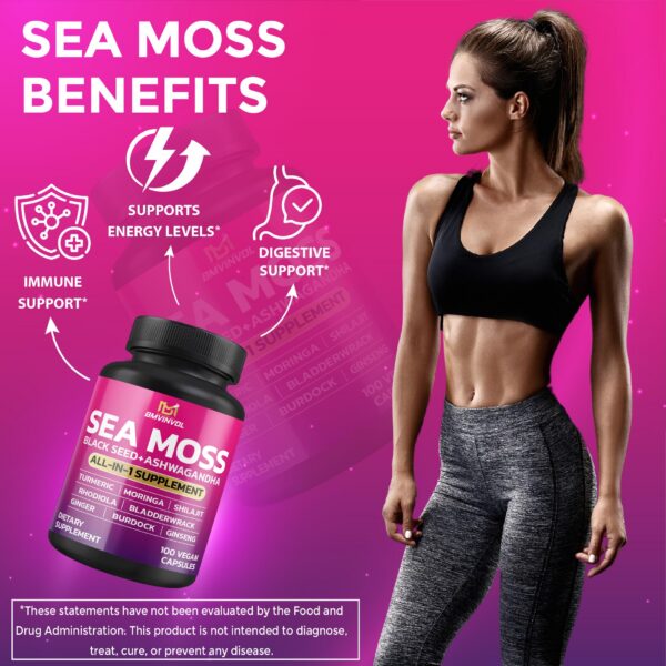 BMVINVOL suplemento herbal caja y botellas de cápsulas