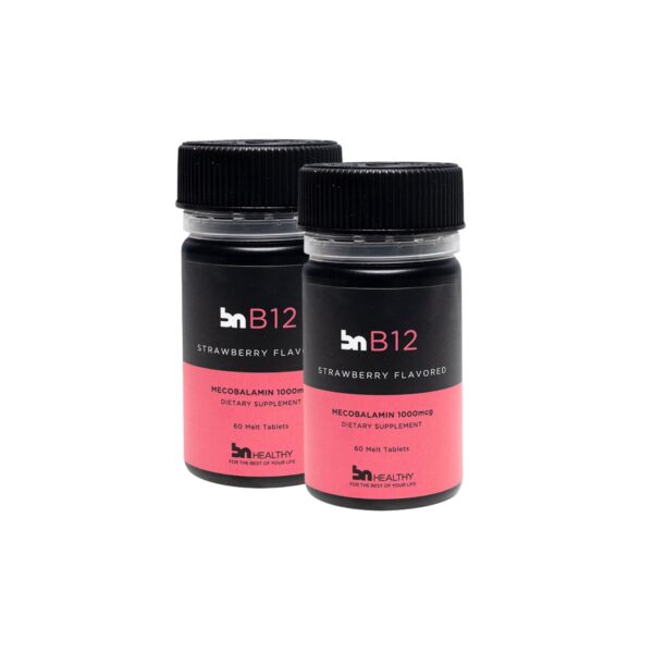Melt de B12 sabor fresa en envase