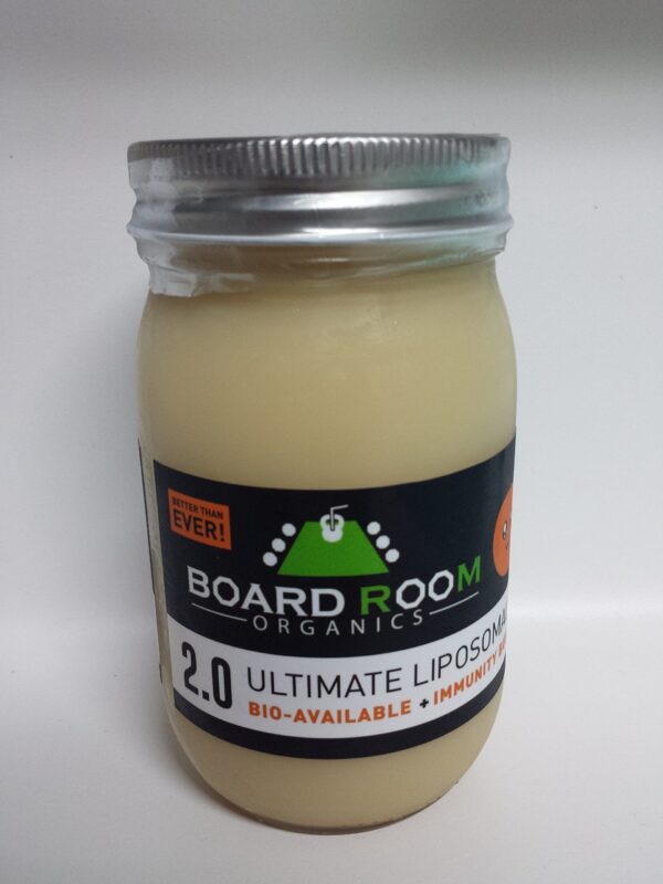 Botella Board Room Organics vitamina C liposomal 3000 mg 16 oz