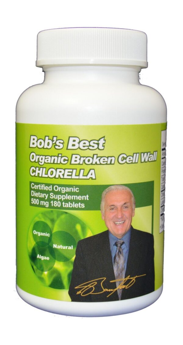 Version 1.0.0 Bob's Best Chlorella orgánica en tabletas verdes