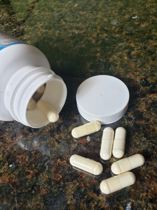 Detalle de cápsulas envase