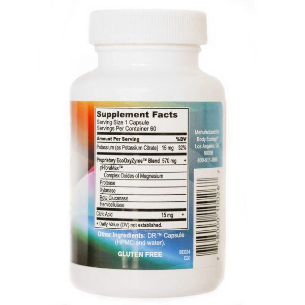 Frasco de EcoOxyZyme Body Ecology