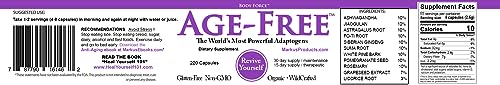 Cápsulas antioxidantes Body Force Age Free para bienestar diario
