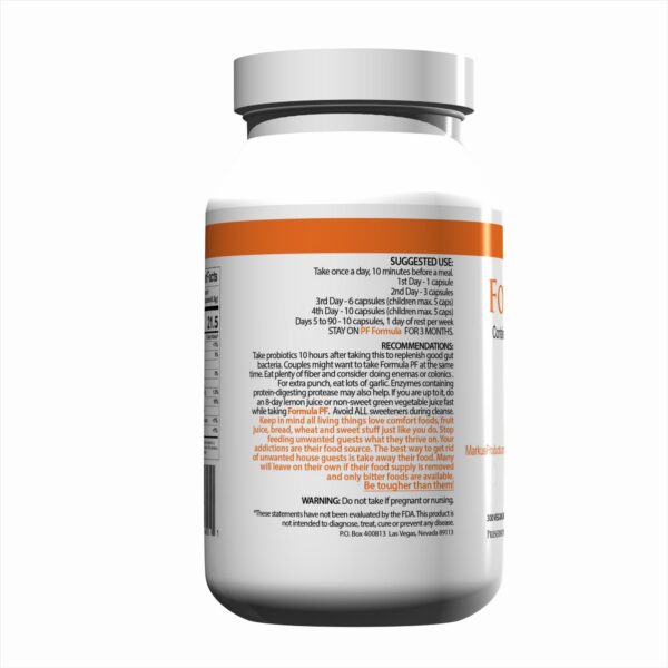 Body Force Fórmula PF caja producto herbal