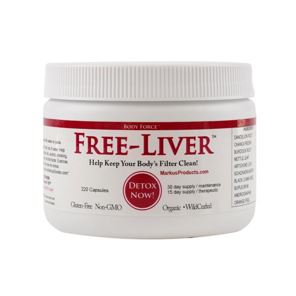Frasco de Body Force Liver Formula Cápsulas