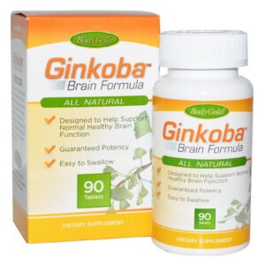 Body Gold Ginkoba fórmula cerebral 90 tabletas paquete 3