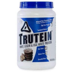 Version 1.0.0 Body Nutrition Trutein polvo de proteína frente al envase