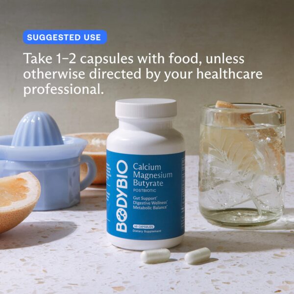 Cápsulas veganas BodyBio Butyrate