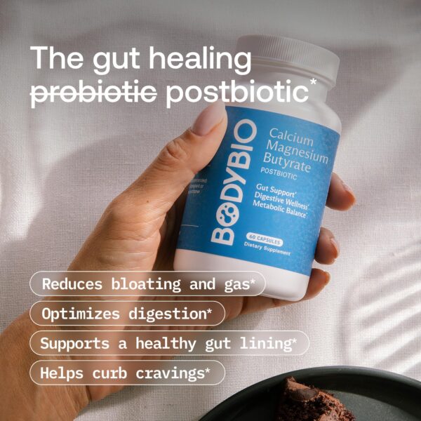 Etiqueta interior BodyBio Butyrate