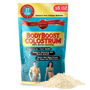 BodyBoost calostro bovino en polvo 16 oz frasco principal
