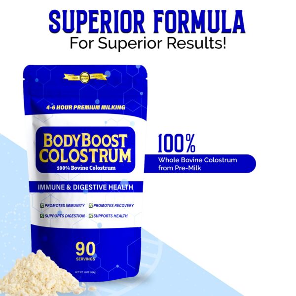 BodyBoost calostro para salud inmune y digestiva en polvo