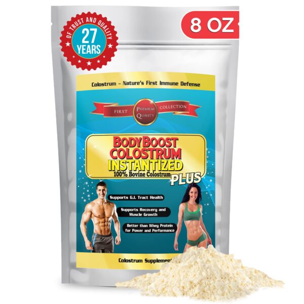 BodyBoost calostro bovino en polvo suplemento inmunológico instantáneo