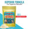 Cucharada de polvo calostro BodyBoost con suplemento inmunitario