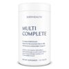 Frasco multivitaminas BodyHealth Multi Complete 120 cápsulas veganas