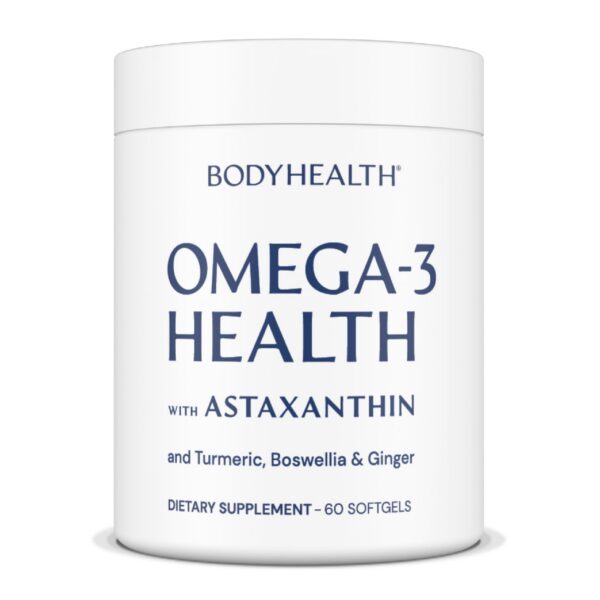Frasco BodyHealth Omega-3 60 cápsulas suaves