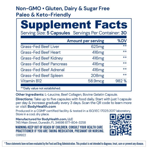 Etiqueta lateral con información de ingredientes