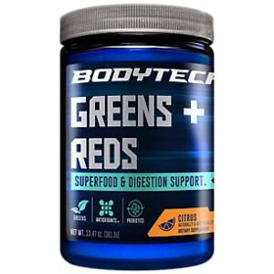 Version 1.0.0 BODYTECH Greens Reds polvo superalimento sabor cítrico