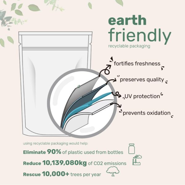 Bol con espirulina azul polvo superalimento orgánico saludable