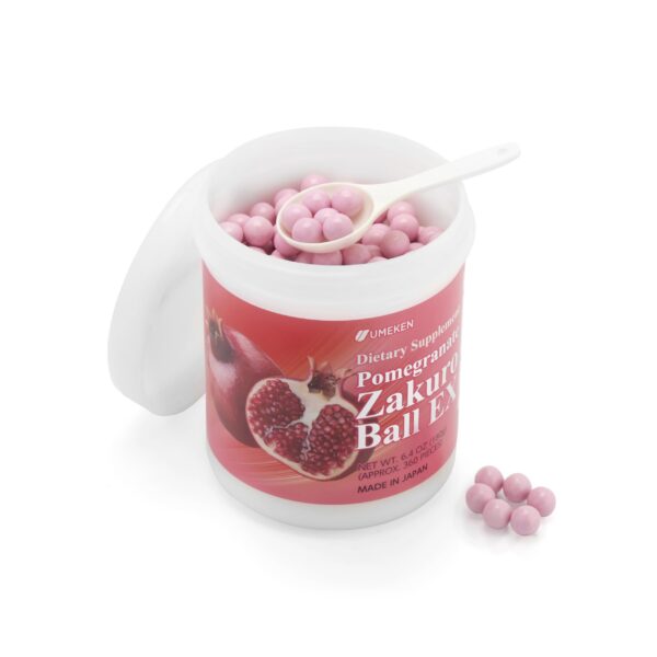 Bolas masticables Umeken extracto de granada contenido