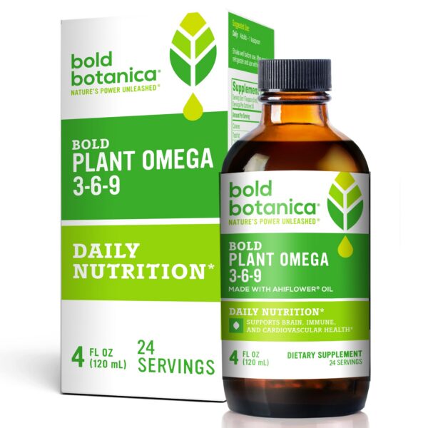 Bold Botanica Omega 3-6-9 botella frontal