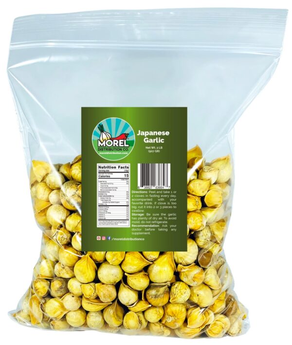 Version 1.0.0 Bolsa de 2 libras de ajo japonés Morel Distribution Company