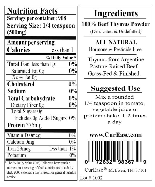 Bolsa de almacenamiento con polvo de timo CurEase