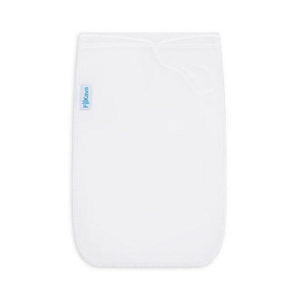 Bolsa coladora blanca para kava malla premium