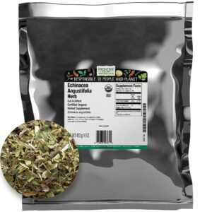 Bolsa a granel de hierba echinacea angustifolia orgánica 1 libra