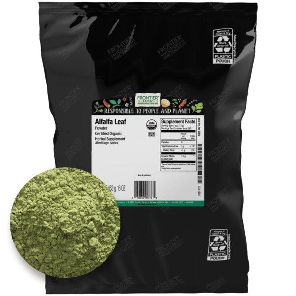 Bolsa a granel de polvo de hoja de alfalfa