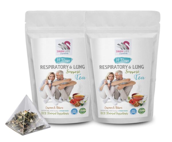 Bolsa individual de té respiratorio y apoyo pulmonar orgánico