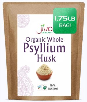 Version 1.0.0 Bolsa jumbo Jiva Organics salvado de psyllium orgánico 28 oz