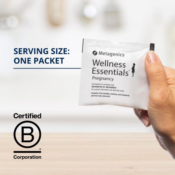 Bolsa Metagenics wellness essentials pregnancy 30 sobres