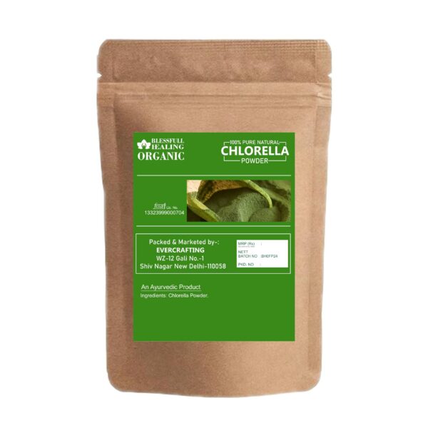 Version 1.0.0 Bolsa de polvo de chlorella orgánico puro natural