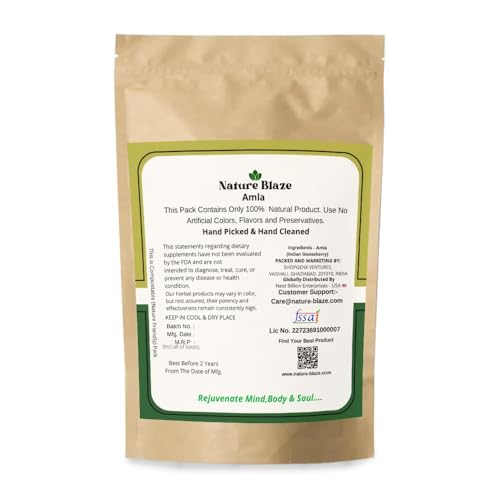 Bolsa de polvo de hierbas orgánicas Amla segura para transporte