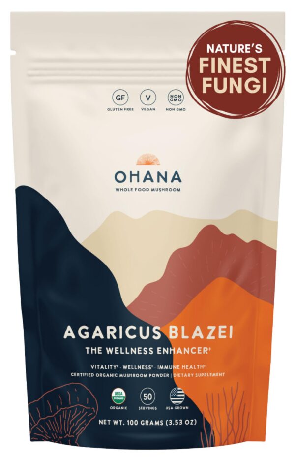 Version 1.0.0 Bolsa polvo orgánico Agaricus Blazei marca Ohana