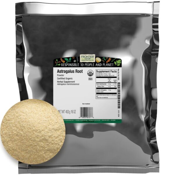 Bolsa de polvo orgánico raíz de astrágalo Frontier Co-op