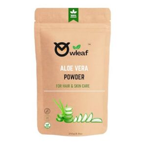 Bolsa de polvo puro orgánico de aloe vera OWLEAF