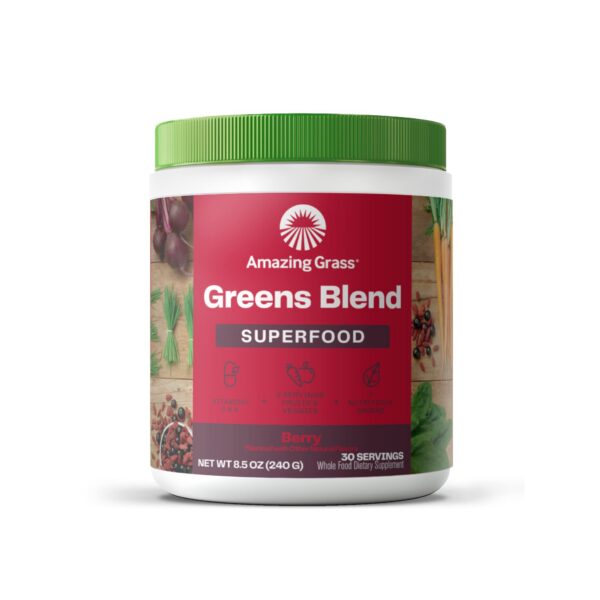 Version 1.0.0 Polvo superalimentos greens blend Amazing Grass para smoothies