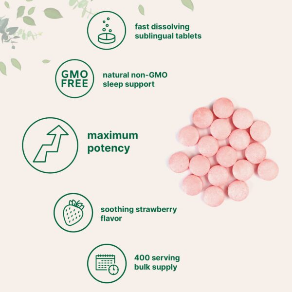 Bolsa resellable Micro Ingredients melatonina 20mg