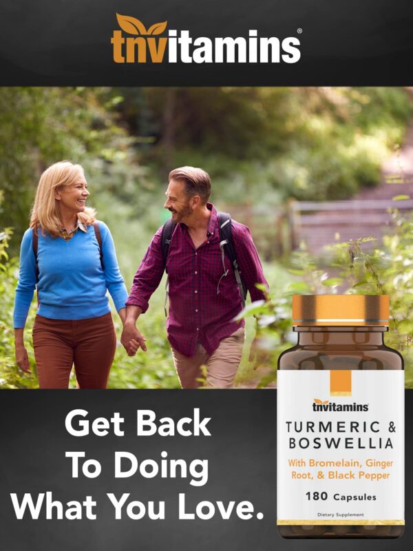 Bolsa de suplemento de cúrcuma y boswellia para apoyo de articulaciones