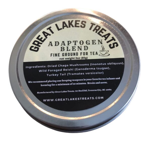 Bolsa de té adaptógeno Great Lakes Treats Chaga Reishi Turkey Tail 3 oz
