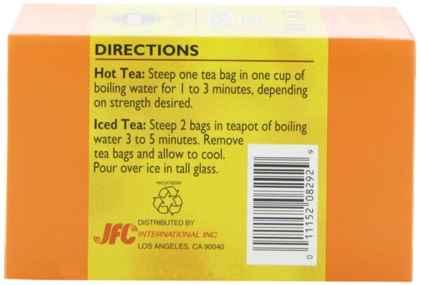 Bolsa de té de ginseng Dynasty fresco y sellado